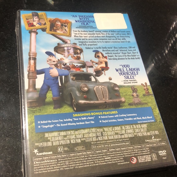 Brand new Wallace and Gromit the curse of the where rabbit DVD fullscreen - Picture 4 of 4
